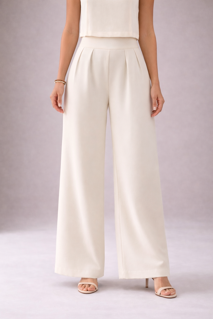 Wide Leg White