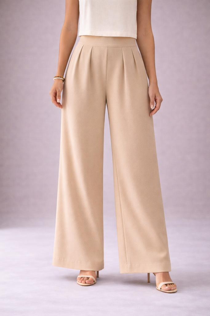 Wide Leg Biege