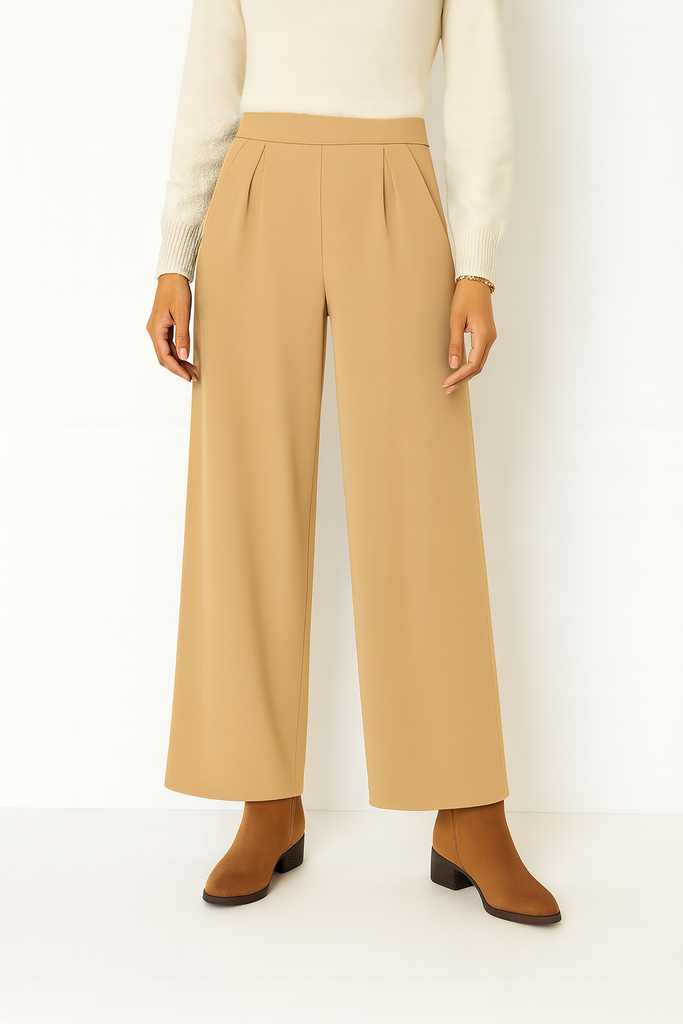 Wide Leg Biege