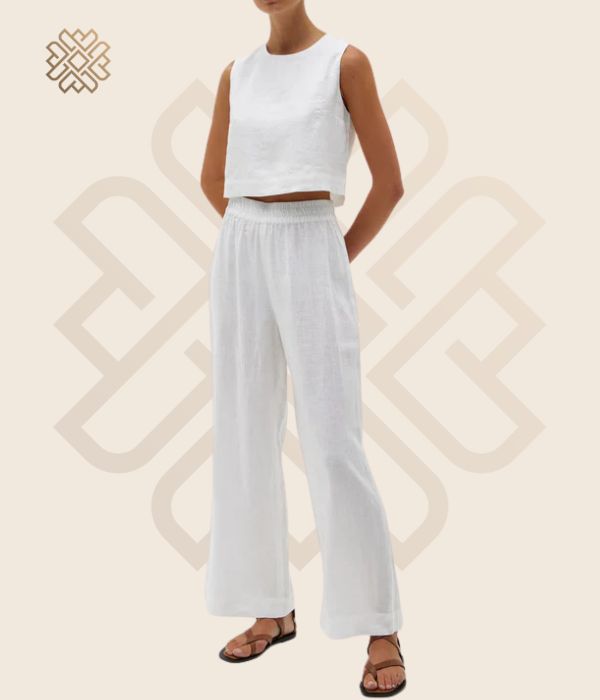 Linen Suit (Top - Pant)