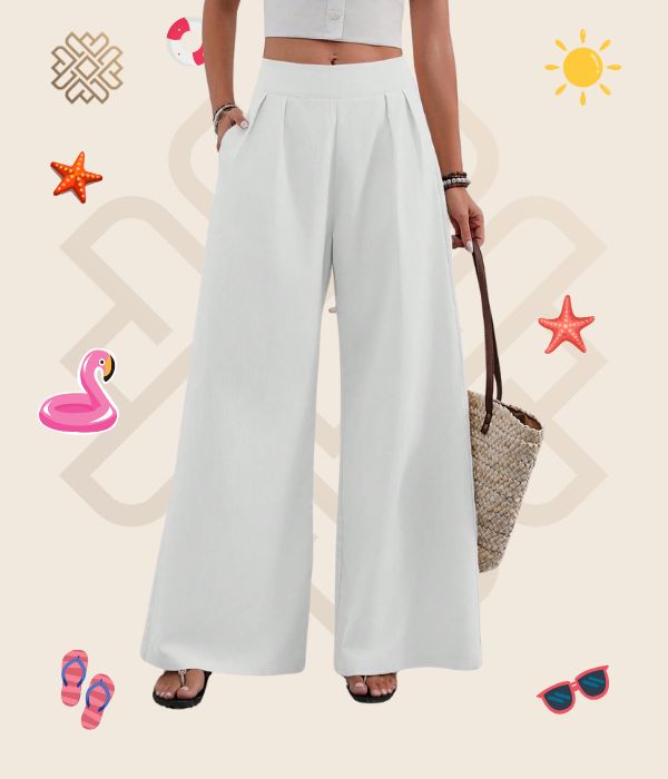 Wide Leg Pant Off-White