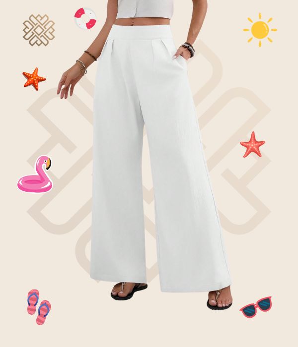 Wide Leg Pant Off-White