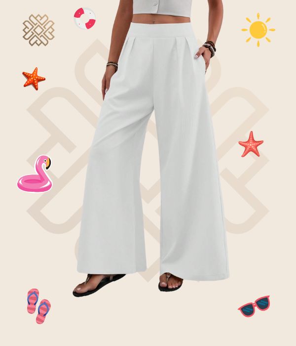 Wide Leg Pant Off-White