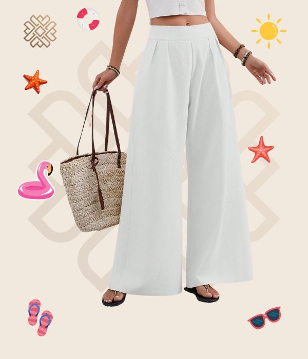 Wide Leg Pant Off-White