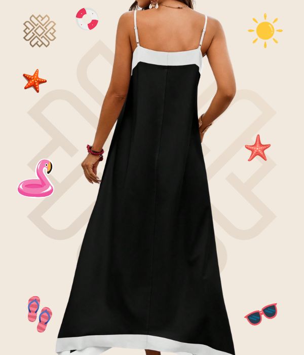 Summer Lined Dress Black
