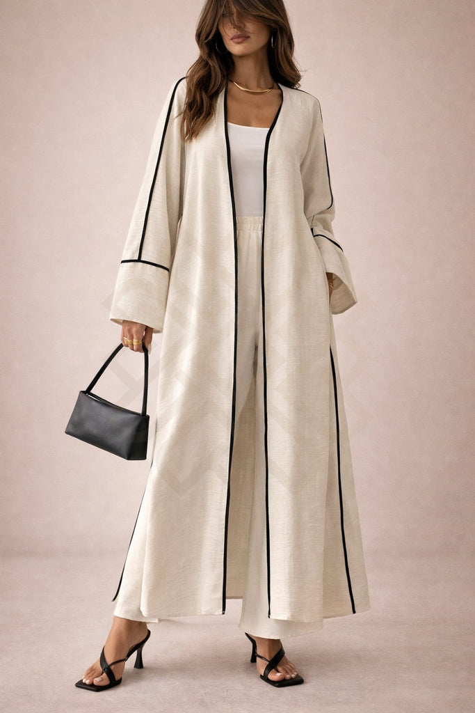Linen Off White Kaftan + Pant (Insane Sale)